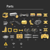 DanBaoLe Programming Magnetic Truck DIY Assembly Remote Control Eneineering Vehicle Christmas Gift - Extra Image