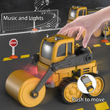 DanBaoLe Magnetic Truck DIY Assembly Eneineering Vehicle with Music Lights Christmas Gift - Close-Up Angle