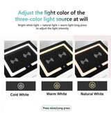 Smart Bedside Tables Side 3 Drawers Wireless Charging USB Right Hand Nightstand LED Light AU - Front View