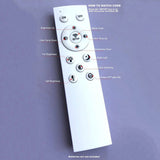 BAMDECOR Wing-Shaped LED Ceiling Light 3-Color Changeable Stepless Dimming High Light Transmission Board Modern Lighting Fixture