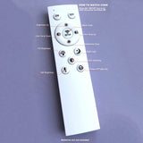 BAMDECOR 150cm Wing-Shaped LED Ceiling Light 3-Color Changeable Stepless Dimming High Light Transmission Board Modern Lighting Fixture - Low Angle