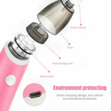 Baby Nasal Aspirator Electric Safe Hygienic Nose Cleaner Snot Sucker For baby (Red) - Top-Down View