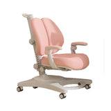 Height Adjustable Children Kids Ergonomic Study Desk Chair Set 120cm Pink AU - Front View