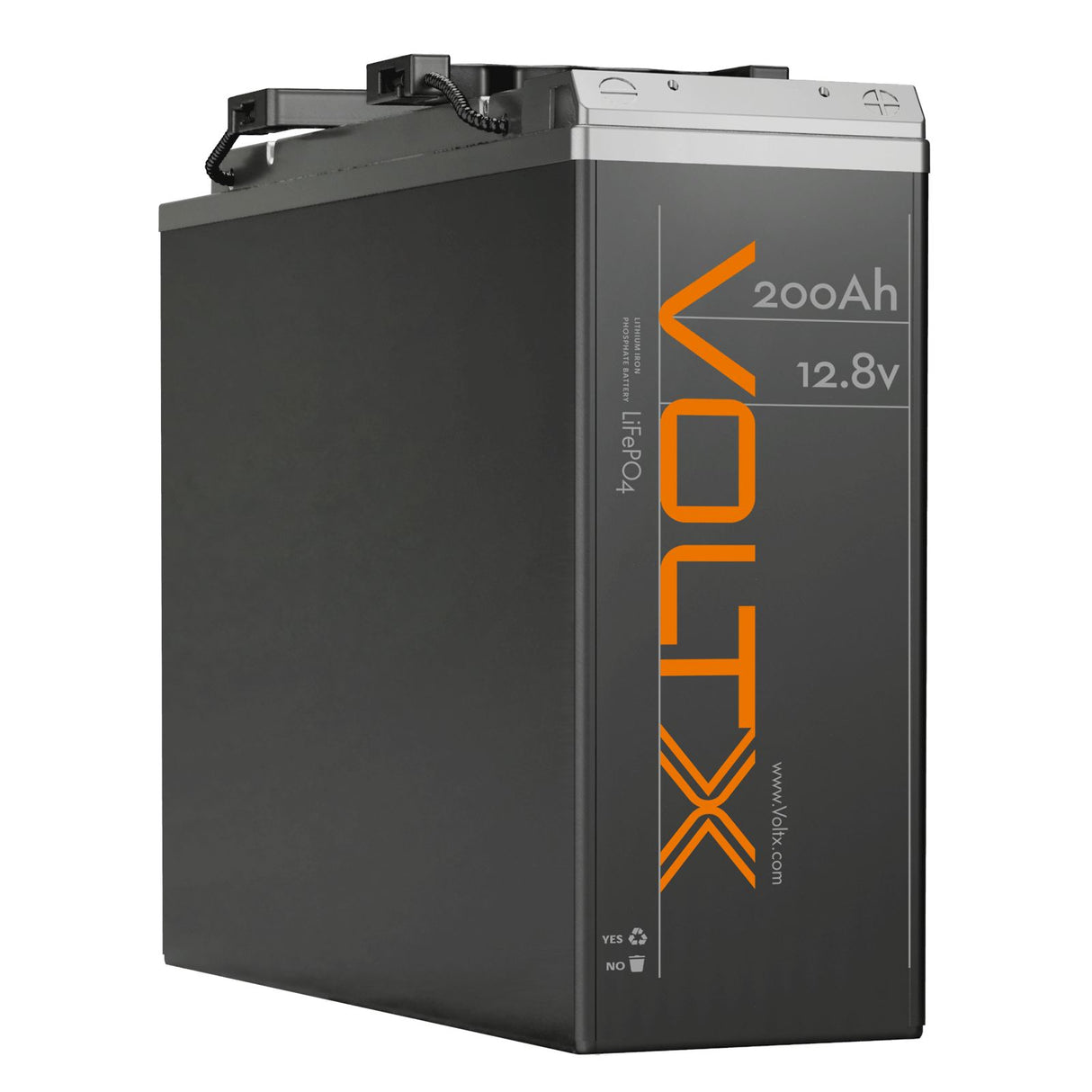 VoltX 12V Lithium Battery 200Ah Slim Plus