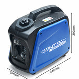 Gentrax 1200w Pure Sine Wave Inverter Generator - Side View