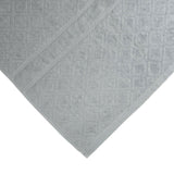 Premium Velour Diamond Design Jacquard Bath Towel (Grey) - Front View