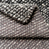 Wool Pebble Charcoal Lifestyle Rug 130x 180 cm - Front View