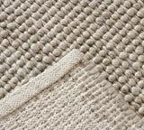 Aura Hand Woven Loop Pile Wool Rug - 240x340 - Top-Down View
