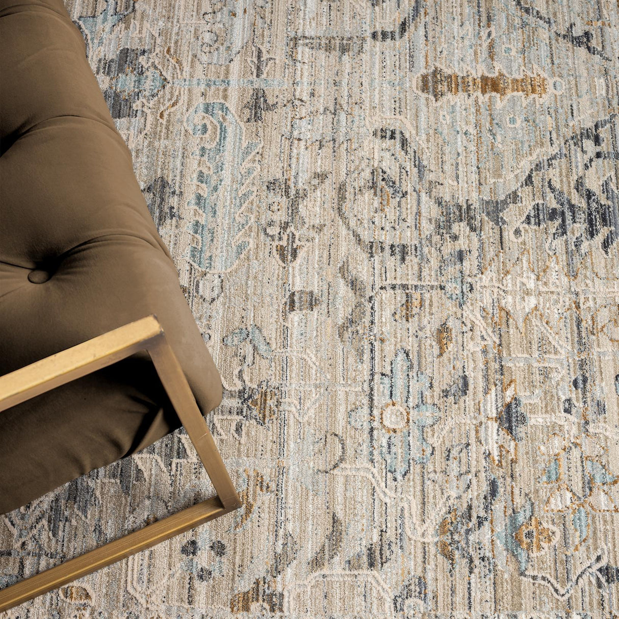 Aubre Contemporary Area Rug - Taupe - 120x180