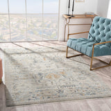 Aubre Contemporary Area Rug - Taupe - 120x180 - Rear View