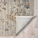 Aubre Contemporary Area Rug - Taupe - 120x180 - Low Angle