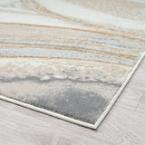Avani Marble Rug - Sand - 160x230 cm - Top-Down View