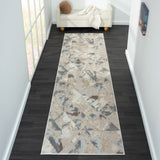 Avani Marble Rug - Slate - 160x230 - Side View