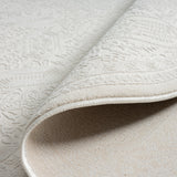 Grande Jacquard Rug - Ivory - 160x230 - 45-Degree Angle