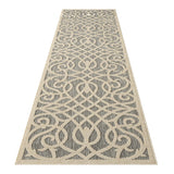 Alpha Outdoor Rug - Grey - 200x290 - Side View