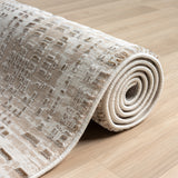Grande Jacquard Rug - Taupe - 200x290 - Front View