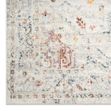 Ornate Persian Vintage Rug - Cream - 240x240 - Side View