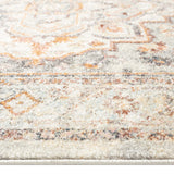Ornate Persian Vintage Rug - Grey - 240x240 - Side View