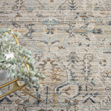 Aubre Contemporary Area Rug - Taupe - 240x320 - 45-Degree Angle
