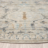 Aubre Contemporary Area Rug - Taupe - 240x320 - Rear View