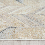 Avani Marble Rug - Stone - 240x330 - Top-Down View