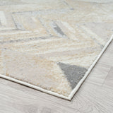 Avani Marble Rug - Stone - 240x330 - Rear View