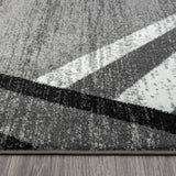 Adore Geometric Textural Rug - Grey - 240x330 - Extra Image