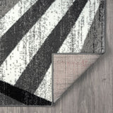 Adore Geometric Textural Rug - Grey - 240x330 - Extra Image