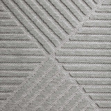 Alpha Outdoor Rug - Light Grey - 240x330 - Side View