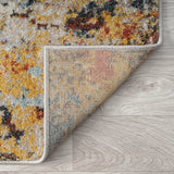 Oriental Multi Hues Rug - Multi - 240x330 - Close-Up Angle