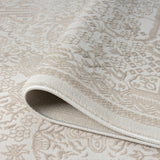 Grande Jacquard Rug - Sand - 300x400 - Side View