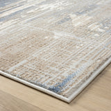 Grande Jacquard Rug - Stone - 300x400 - Top-Down View