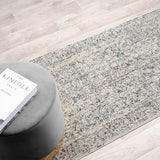 Aubre Contemporary Area Rug - Sand - 300x400 - Top-Down View
