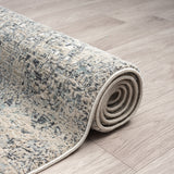 Aubre Contemporary Area Rug - Sand - 300x400 - Rear View
