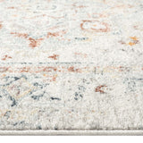 Ornate Persian Vintage Rug - Cream - 300x400 - Top-Down View