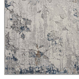 Maddison Bella Area Rug - Light Grey - 300x400 - Side View