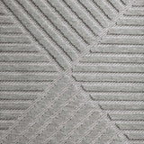 Alpha Outdoor Rug - Light Grey - 80x150 - Side View