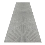 Alpha Outdoor Rug - Light Grey - 80x150 - Top-Down View