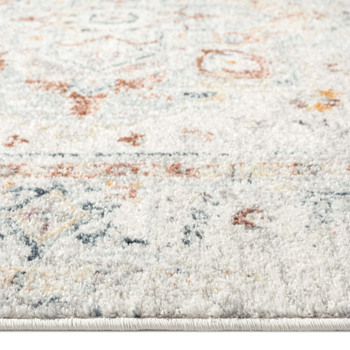 Ornate Persian Vintage Rug - Cream - 80x150