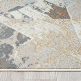 Avani Marble Rug - Slate - 80x300 - Rear View