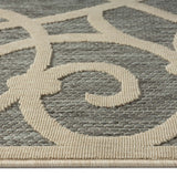 Alpha Outdoor Rug - Grey - 80x300 - Front View