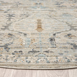 Aubre Contemporary Area Rug - Taupe - 80x300 - Rear View