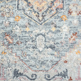Ornate Persian Vintage Rug - Blue - 80x300 - Front View