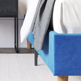 Velvet Blue Bed Frame – Double - Extra Image