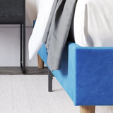 Velvet Blue Bed Frame – Single - Extra Image