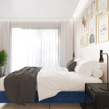 Velvet Blue Bed Frame – Single - Extra Image