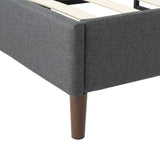 Bed Frame Mattress Foundation (Dark Grey) – Queen - Extra Image