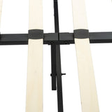 Bedframe with Wooden Slats (Light Grey) ? Double - Extra Image
