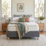 Metal Bedframe Mattress Foundation (Dark Grey) ? King