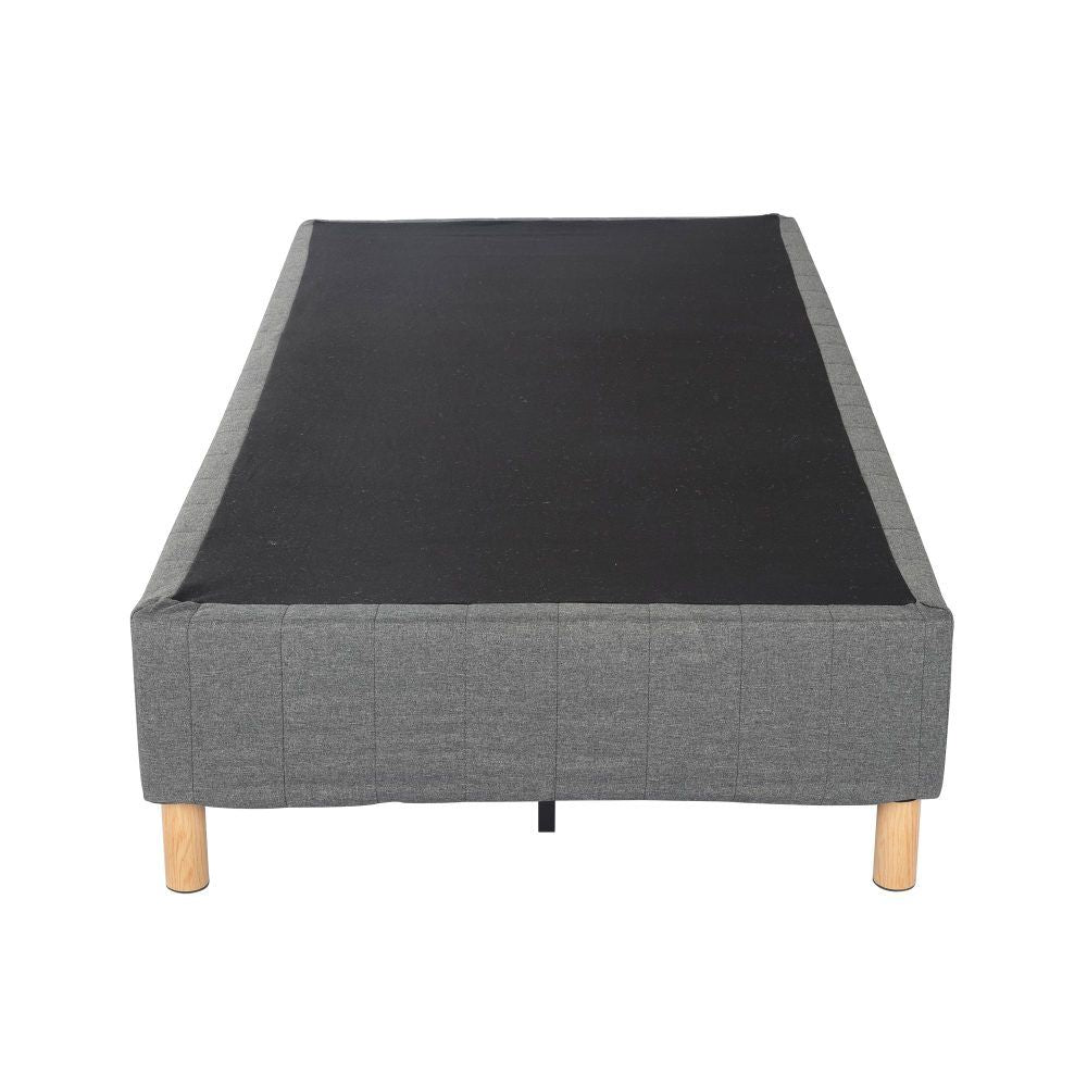 Metal Bedframe Mattress Foundation (Dark Grey) ? King